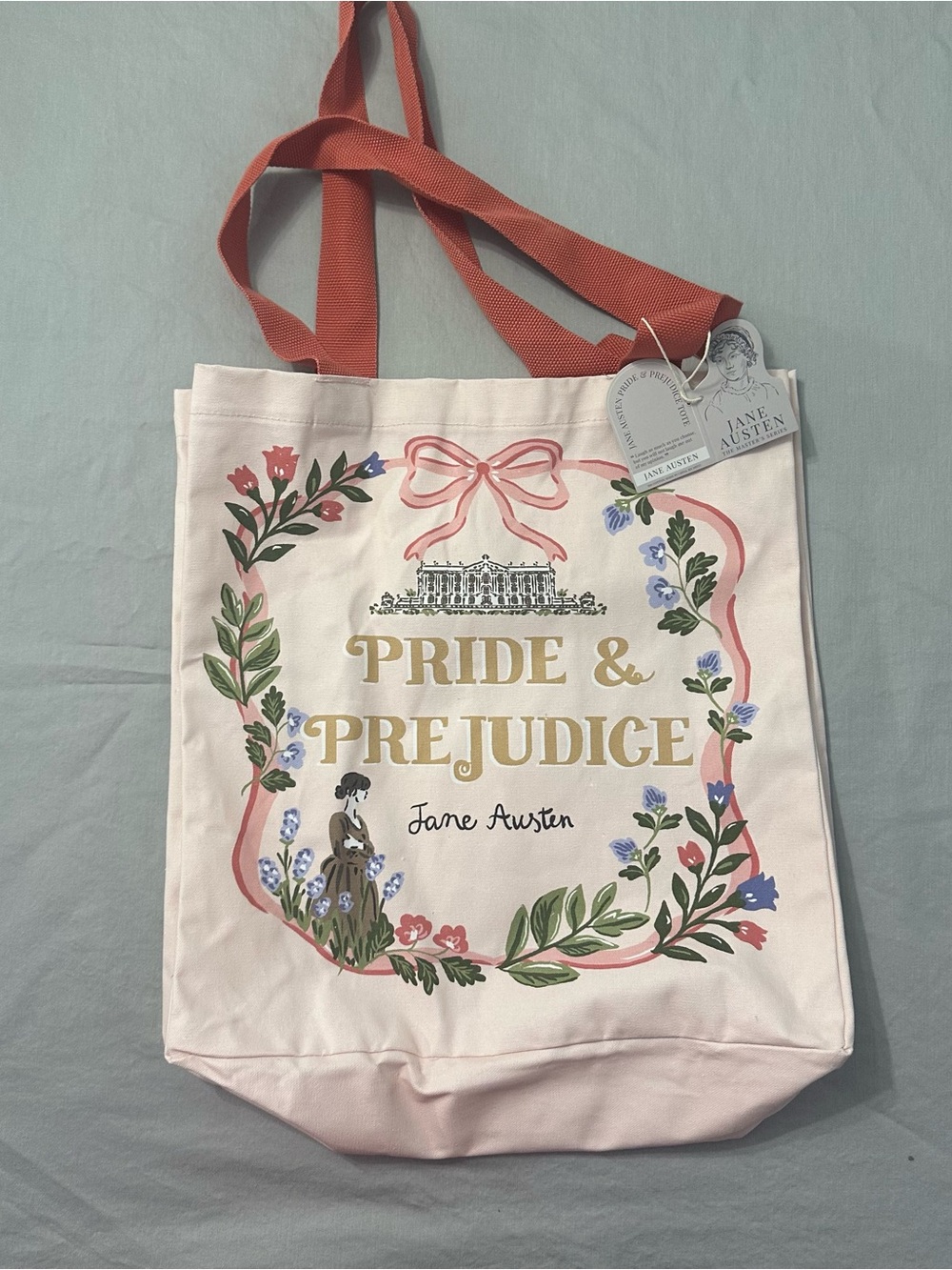 Jane Austen "Pride & Prejudice" Canvas Tote Bag – The Master’s Series (NWT)